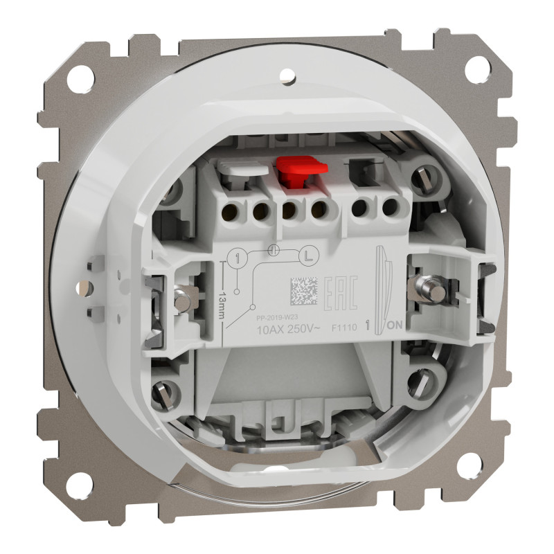 Одноклавишный выключатель IP44 Бежевый 73х73х38mm ABS-UV [SDD212101] Sedna Design & Elements Schneider Electric