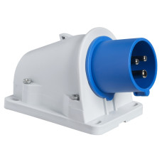 Силовая вилка 2P+E 32А 250В стационарная IP44 синяя [PKX32W423] PratiKa Schneider Electric