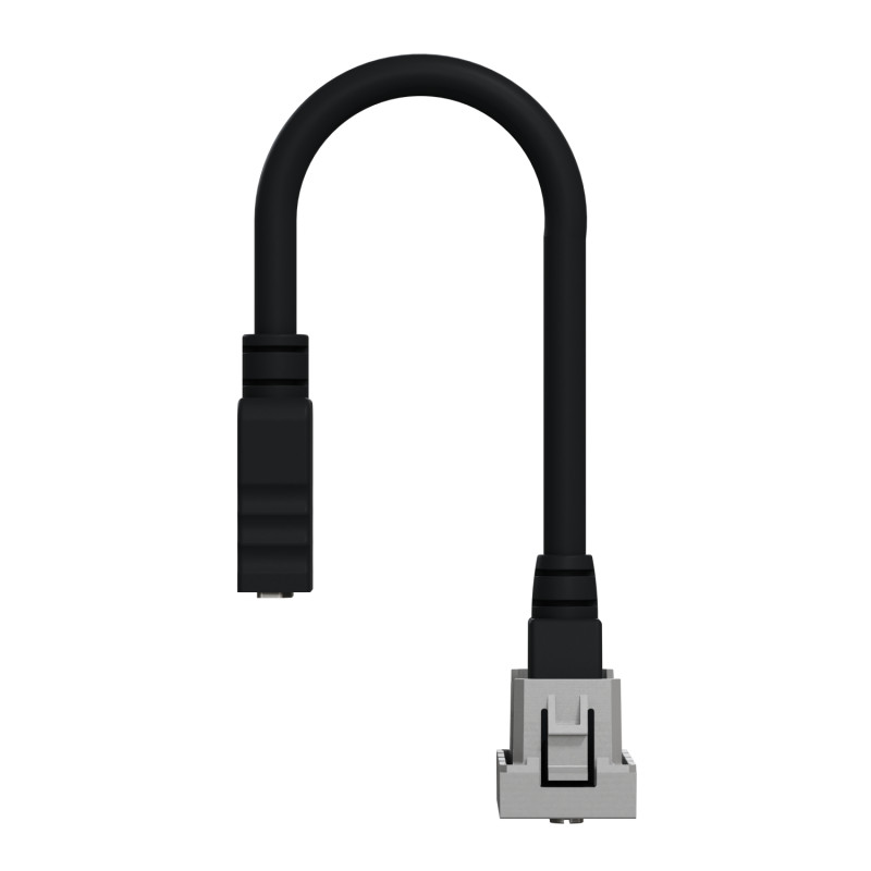 Розетка HDMI 1 модуль алюминий [NU343030] ABS-UV Unica New Шнейдер Электрик