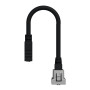 Розетка HDMI 1 модуль алюминий [NU343030] ABS-UV Unica New Шнейдер Электрик