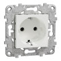 Розетка с з/к 16А Белый 74.5х74.5х40mm PC [NU503618] Unica New Schneider Electric