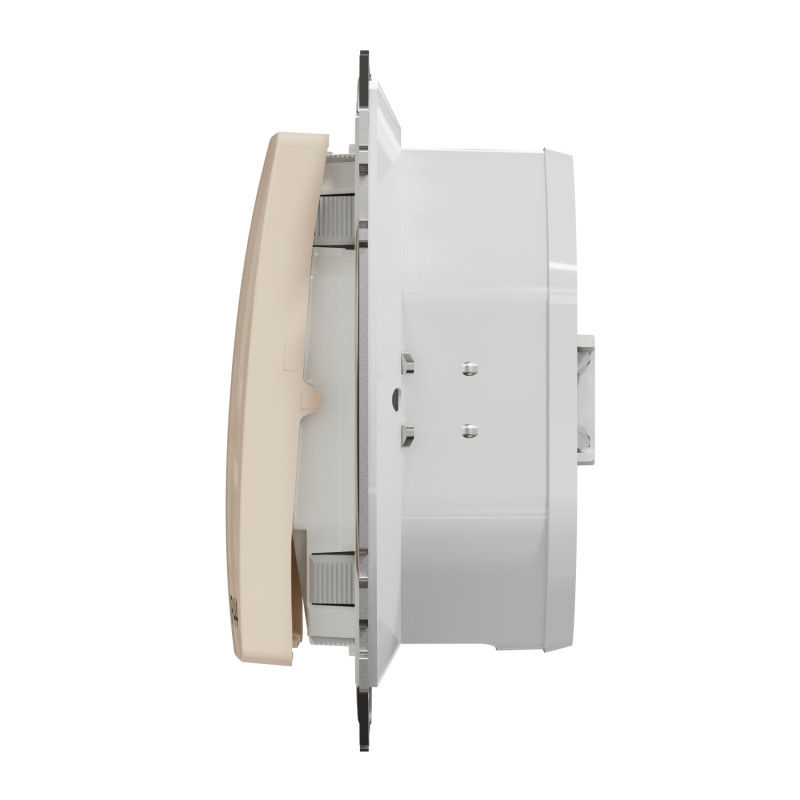 Одноклавишный выключатель IP44 Бежевый 73х73х38mm ABS-UV [SDD212101] Sedna Design & Elements Schneider Electric