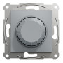 Поворотный LED диммер RC 3-370Вт ASFORA 83x83x47mm сталь [EPH6800162] Schneider Electric