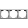 Рамка 3-постовая 223х81х9,5мм слоновая кость [ins0040054] E.NEXT e.lux.10064L.3.fr.ivory