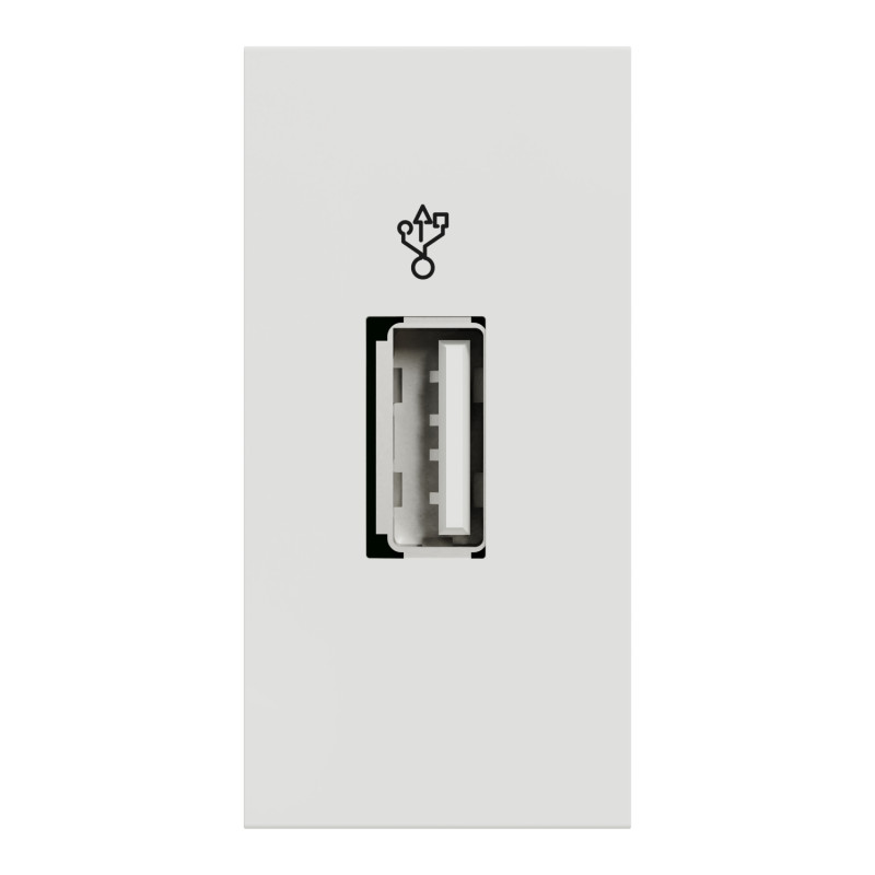USB-коннектор 1 модуль белая [NU342918] ABS-UV Unica New Шнейдер Электрик