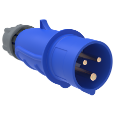Вилка переносна сси-023 32А-6ч/200-250В 2Р+ре ip44 Magnum, іек [psn01-032-3]