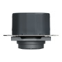 Поворотный LED диммер RC 3-370Вт ASFORA 83x83x47mm сталь [EPH6800162] Schneider Electric