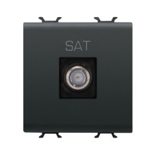 TV/SAT розетка конечная Chorusmart черная [GW12377] Gewiss