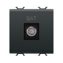 TV/SAT розетка конечная Chorusmart черная [GW12377] Gewiss