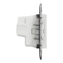 Розетка с з/к 16А Белый 74.5х74.5х40mm PC [NU503618] Unica New Schneider Electric
