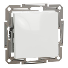 Проходной выключатель перекрестный ASFORA 71x71x43mm белый [EPH0570121] Schneider Electric