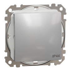 Одноклавишный переключатель IP44 алюминий [SDD213106] ABS-UV Sedna Design&Element Шнейдер Электрик