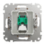 Один разъем RJ45 кат.5E UTP бежевый [SDD112451] ABS-UV Sedna Design&Element Шнейдер Электрик