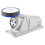 Силовая розетка 2P+E 63А 230В стационарная IP67 красная [GW63522] IEC 309 HP GEWISS