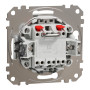 Выключатель для жалюзи кнопочный 10А-250В Белый 73х73х37mm ABS-UV [SDD111114] Sedna Design & Elements Schneider Electric