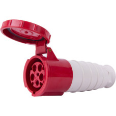 Силовая розетка 3P+N+PE 63А 380В переносная IP67 красная [p012025] E.NEXT e.socket.pro.5.63