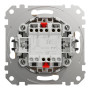 Кнопочный двухклавишный выключатель Бежевый 73х73х37mm ABS-UV [SDD112118] Sedna Design & Elements Schneider Electric