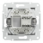Розетка комп'ютерна RJ45 UTP кат.5Е Asfora алюміній ABS [EPH4300161] Електрик шнейдер