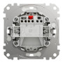 Одноклавишный выключатель IP44 Алюминий 73х73х38mm ABS-UV [SDD213101] Sedna Design & Elements Schneider Electric