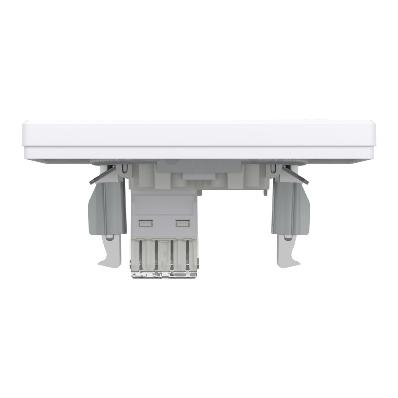Розетка комп'ютерна з рамкою RJ45 UTP кат.6 Asfora біла ABS [EPH4700121] Шнейдер Електрік