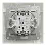 Выключатель одноклавишный Asfora с рамкой самозажимной ABS белый [EPH0100121] Шнейдер Электрик