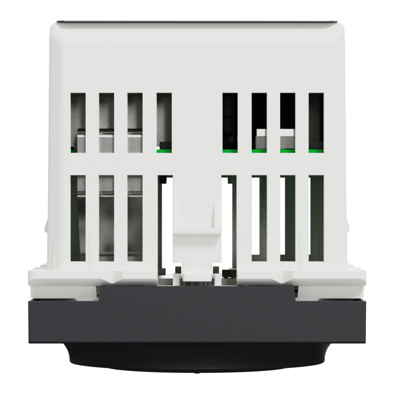 Термостат комнатный с встроеннм датчиком 8А антрацит [NU350154] PC Unica New Шнейдер Электрик