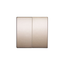 Клавиша двойная 61x61x8мм никель [ins0040019] e.lux.11021L.pn.nickel E.NEXT