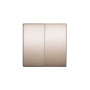 Клавиша двойная 61x61x8мм никель [ins0040019] e.lux.11021L.pn.nickel E.NEXT