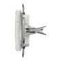 Адаптор 45х45 для Unica New белый 42х73х73mm ABS-UV [SDD111905] Sedna Design & Elements Schneider Electric