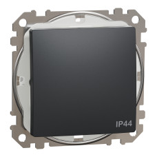 Одноклавишный переключатель IP44 черный [SDD214106] ABS-UV Sedna Design&Element Шнейдер Электрик