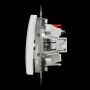 Выключатель для жалюзи кнопочный 10А-250В Белый 73х73х37mm ABS-UV [SDD111114] Sedna Design & Elements Schneider Electric