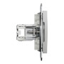 Розетка комп'ютерна RJ45 UTP кат.5Е Asfora алюміній ABS [EPH4300161] Електрик шнейдер