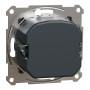 Возвратный LED диммер RC 3-370Вт ASFORA 83x83x47mm бронза [EPH6800169] Schneider Electric