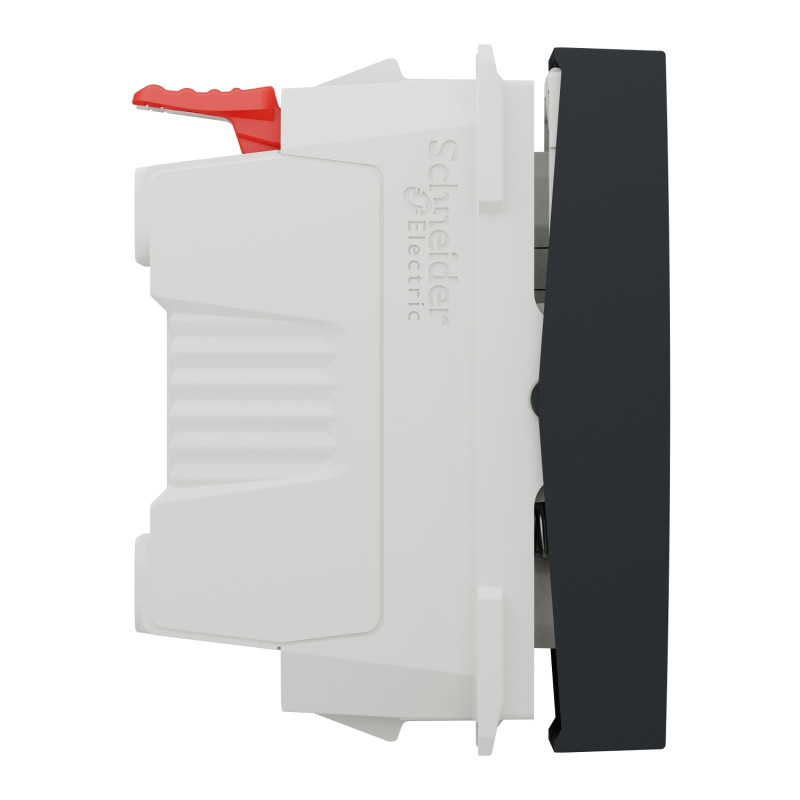 Вимикач 10А Чорний 45х22.5х34.25mm ABS-UV [NU310654N] Unica New Schneider Electric