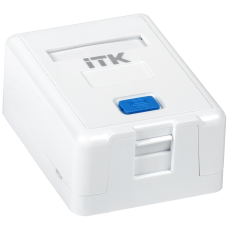 Корпус настенной розетки для Keystone 1 модуль [CS2-012] УЕК