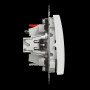 Выключатель для жалюзи кнопочный 10А-250В Белый 73х73х37mm ABS-UV [SDD111114] Sedna Design & Elements Schneider Electric