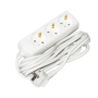 Подовжувач 3м 3 гнізда 2Р+PЕ IP20 [WYP10-10-03-03-G-G-U] ECO UEC