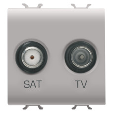 TV+SAT розетка конечная Chorusmart бежевая [GW13383] Gewiss