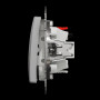 Вимикач для жалюзі алюміній [SDD113104] ABS-UV Sedna Design&Element Шнейдер Електрік
