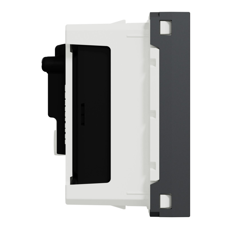Розетка TV R конечная Черный 45х45х33mm ABS-UV [NU345254] Unica New Schneider Electric
