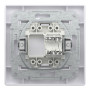 Розетка комп'ютерна з рамкою RJ45 UTP кат.6 Asfora біла ABS [EPH4700121] Шнейдер Електрік