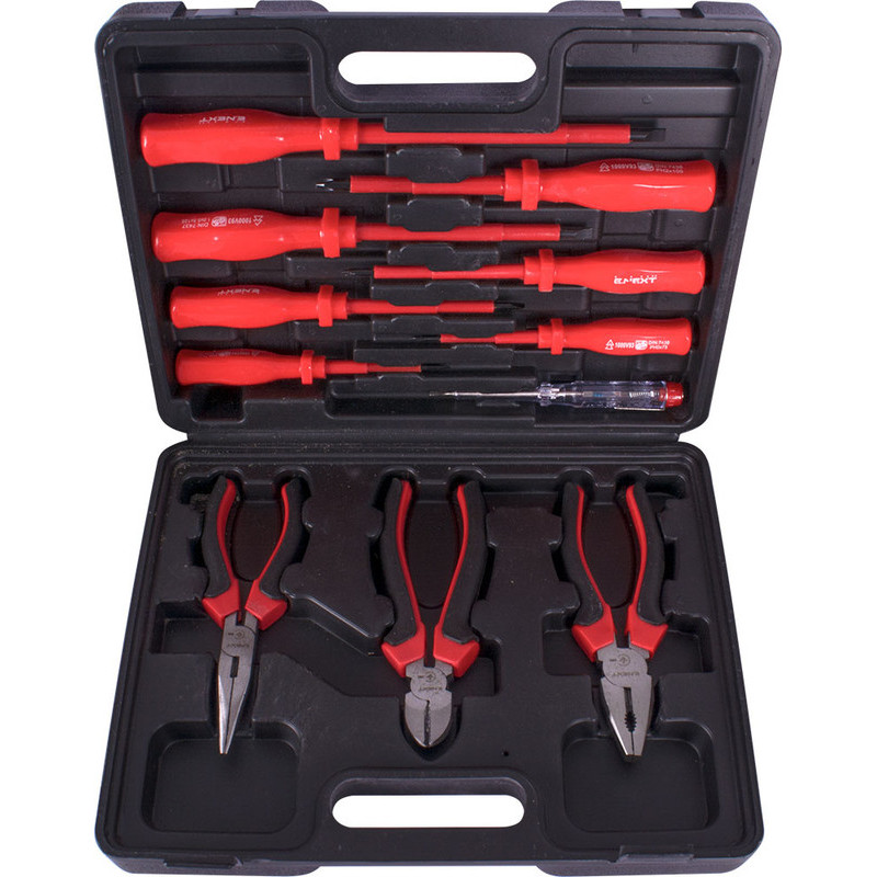 Набір інструментів в кейсі 11 предметів [t009010] E.NEXT e.tool.set.8500.11