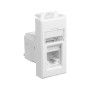 Розетка комп'ютерна RJ45 категорія 5е 1 модуль білий [4400461] ДКС Avanti