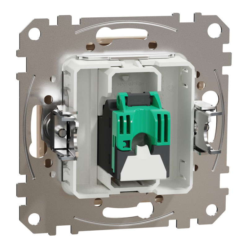 Один разъем RJ45 кат.5E UTP бежевый [SDD112451] ABS-UV Sedna Design&Element Шнейдер Электрик