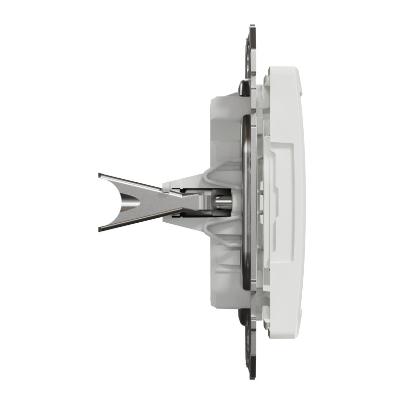 Адаптор 45х45 для Unica New белый 42х73х73mm ABS-UV [SDD111905] Sedna Design & Elements Schneider Electric