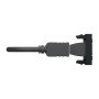 Розетка HDMI 1 модуль антрацит [NU343054] ABS-UV Unica New Шнейдер Електрік