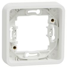 Рамка одноместная без винтов IP55 белая [MUR39107] PC Mureva Styl Schneider Electric