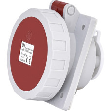 Силовая розетка 3P+PE 32А 400В встраиваемая IP67 красная [4482086] EEH-3243 ETI