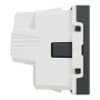 Розетка с з/к и шторками 16А Черный 45х45х40mm PC [NU303754] Unica New Schneider Electric