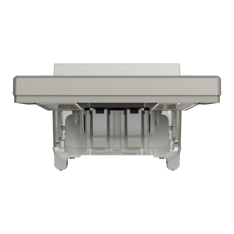 Выключатель одноклавишный IP44 Asfora с рамкой самозажимной ABS бронза [EPH0100269] Шнейдер Электрик